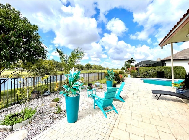 12022 Classic Dr, Coral Springs, FL 33071 - view of patio with a fenced backyard