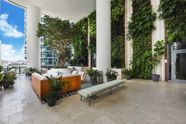 view of patio / terrace with outdoor lounge area