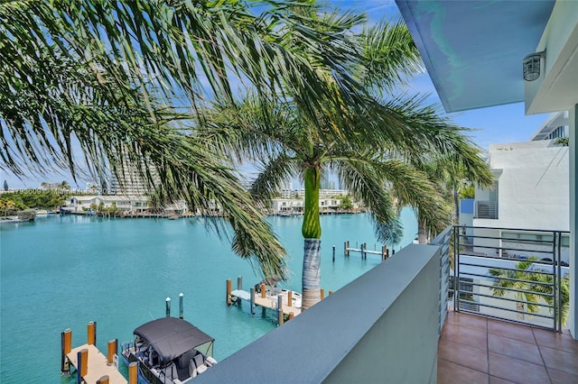 171 N Shore Dr Unit 171-1, Miami Beach, FL 33141 - water view featuring a boat dock
