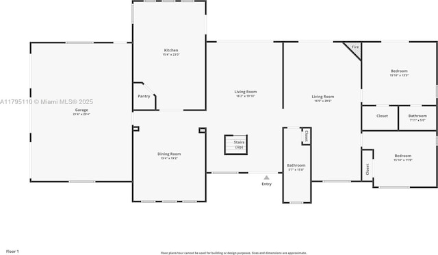 12360 SW 1st St, Plantation, FL 33325 - floor plan / room layout
