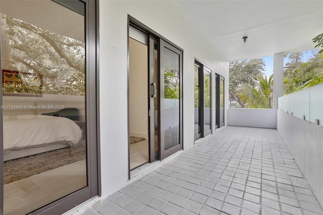 view of patio / terrace featuring a balcony