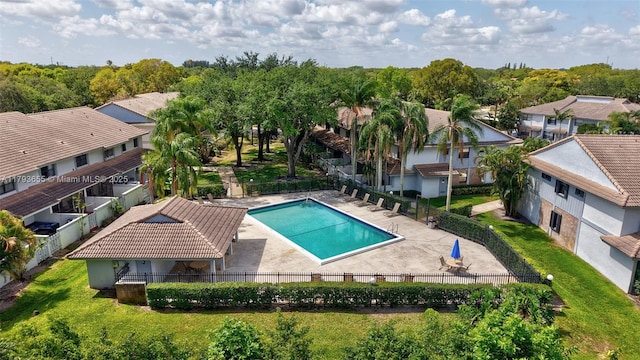 9829 Riverside Dr Unit 42-6, Coral Springs, FL 33071 - drone / aerial view of a pool area