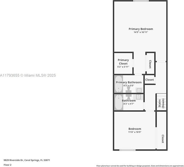 9829 Riverside Dr Unit 42-6, Coral Springs, FL 33071 - home floor plan