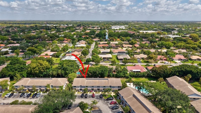 bird's eye view featuring a residential view