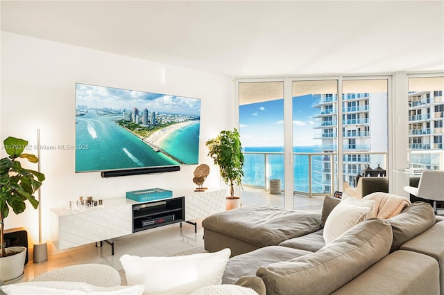 16485 Collins Ave Unit 2438, Sunny Isles Beach, FL 33160 - living area featuring expansive windows