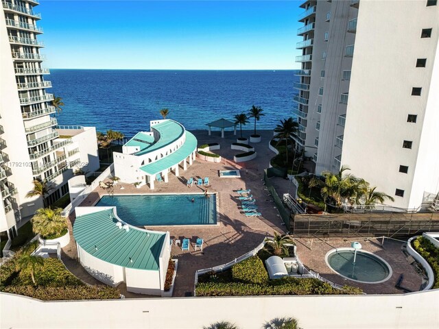 16485 Collins Ave Unit 2438, Sunny Isles Beach, FL 33160 - view of water feature
