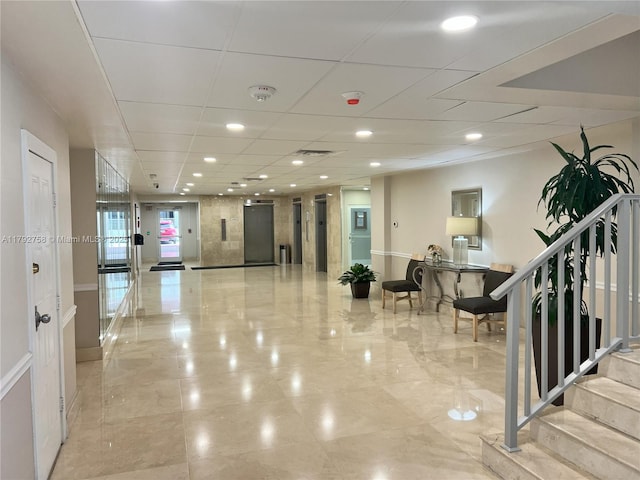 5005 Collins Ave Unit 214, Miami Beach, FL 33140 - lobby with stairs