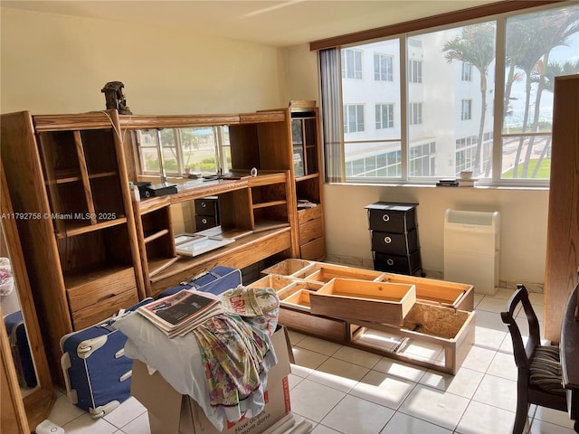 5005 Collins Ave Unit 214, Miami Beach, FL 33140 - sitting room with tile patterned flooring