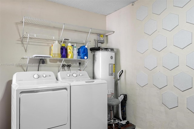 16080 SW 138th Pl, Miami, FL 33177 - washroom featuring water heater and washing machine and clothes dryer