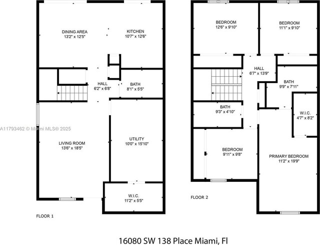16080 SW 138th Pl, Miami, FL 33177 - view of property floor plan