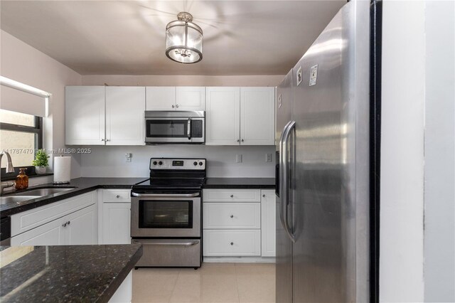 8956 Palm Tree Ln Unit 8956, Pembroke Pines, FL 33024 - kitchen with a sink, white cabinetry, and stainless steel appliances