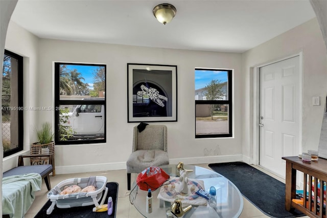 view of living area