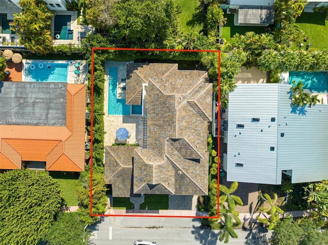drone / aerial view