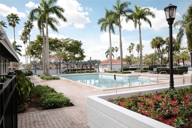 view of community pool