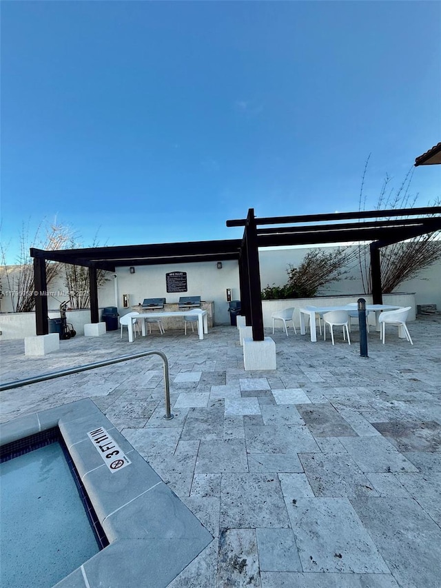 exterior space featuring a patio