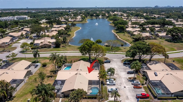 5926 Golden Eagle Cir, Palm Beach Gardens, FL 33418 - aerial view of residential area featuring a large body of water