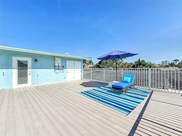 view of deck