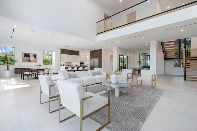 12060 NW 67th Ct, Parkland, FL 33076 - living area featuring a high ceiling