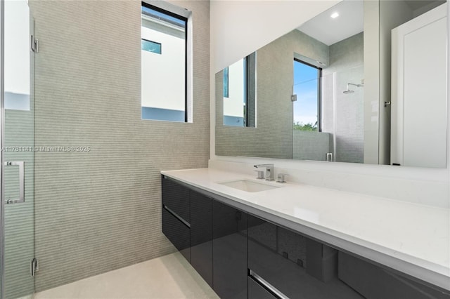 12060 NW 67th Ct, Parkland, FL 33076 - full bathroom featuring a shower stall and vanity