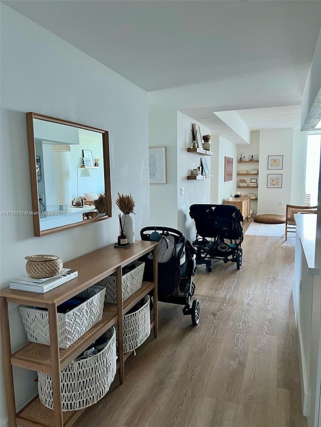 2101 Brickell Ave Unit 3208, Miami, FL 33129 - living area with wood finished floors