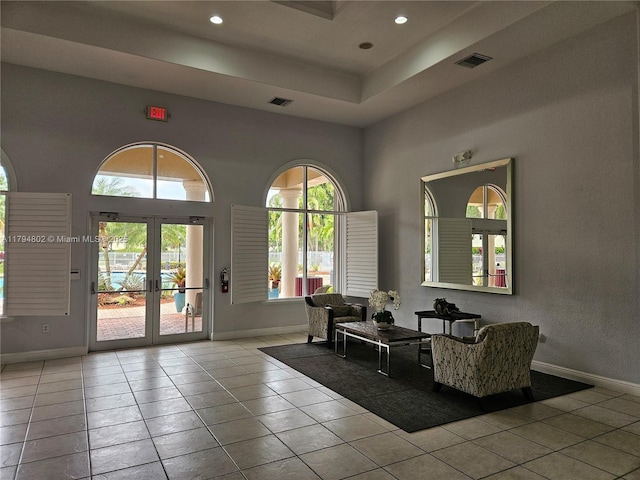 lobby featuring visible vents
