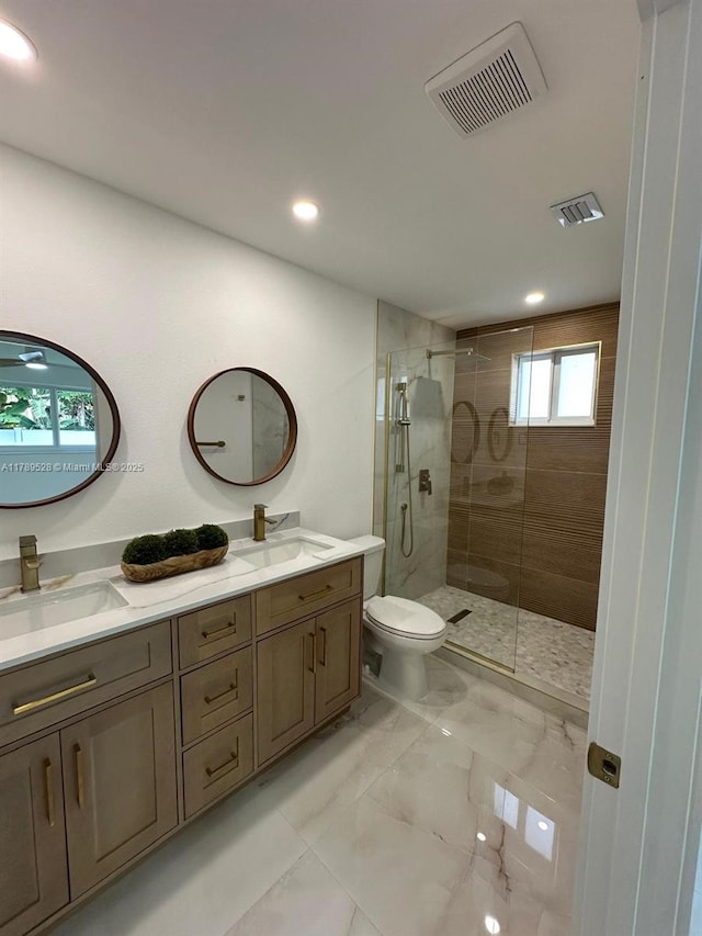 360 NE 118th St, Miami, FL 33161 - bathroom featuring a sink, toilet, and visible vents