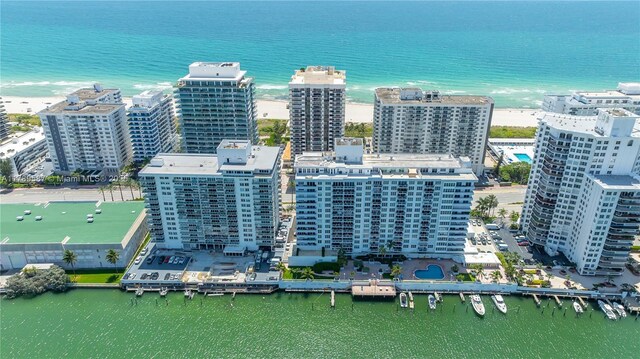 5700 Collins Ave Unit 10D, Miami Beach, FL 33140 - drone / aerial view of a nearby body of water