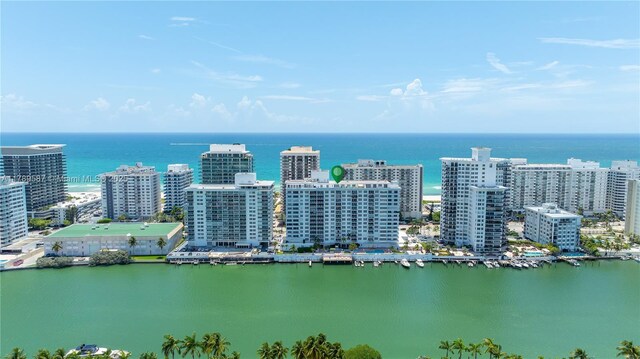 5700 Collins Ave Unit 10D, Miami Beach, FL 33140 - view of urban area with a nearby body of water