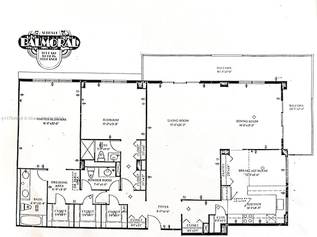 9801 Collins Ave Unit 6A, Oceanfront, Bal Harbour, FL 33154 - property floor plan