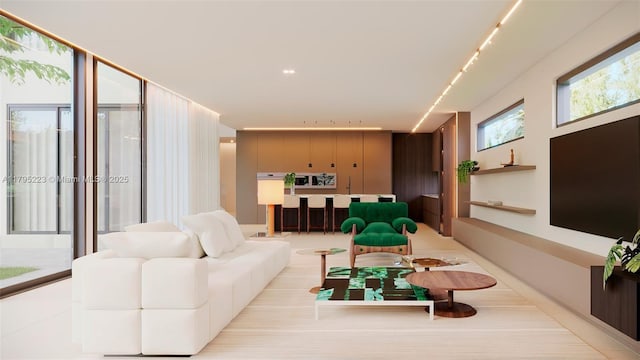 view of living area