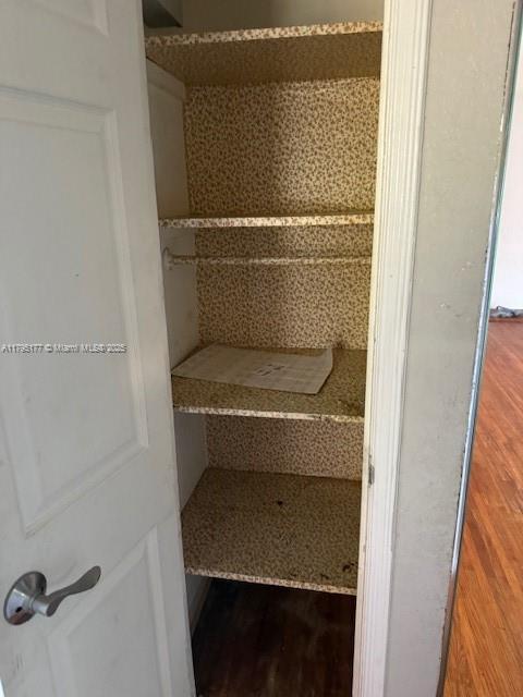 view of closet