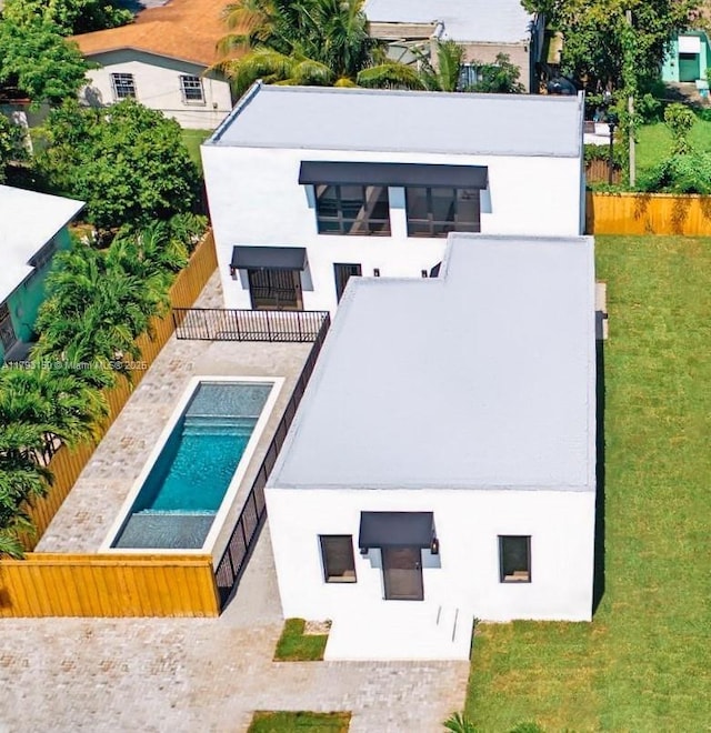 drone / aerial view