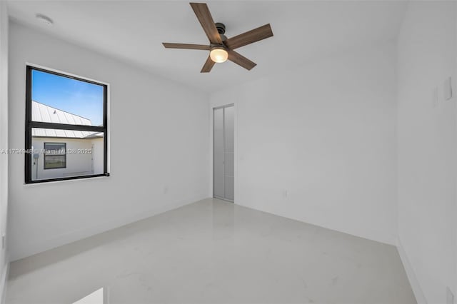 1427 NW 17th St, Cape Coral, FL 33993 - spare room featuring ceiling fan