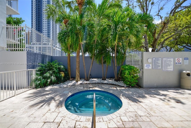 800 N Miami Ave Unit E-809, Miami, FL 33136 - view of pool featuring a gate and fence