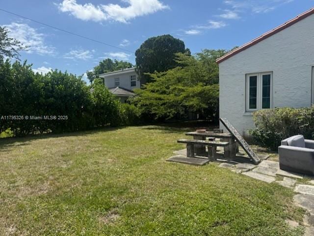 view of yard