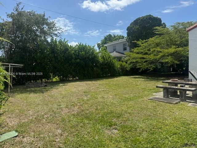 view of yard