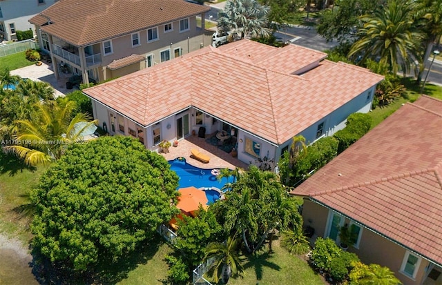 12307 NW 49th St, Coral Springs, FL 33076 - aerial view of property and surrounding area with a pool area