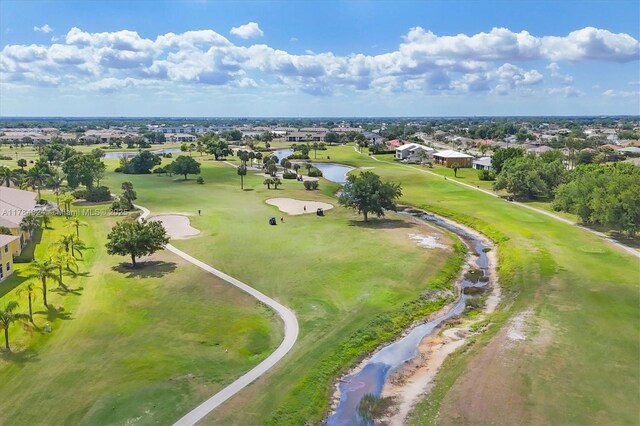 26136 Explorer St, Punta Gorda, FL 33983 - aerial view with a water view, a residential view, and golf course view