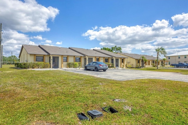 26136 Explorer St, Punta Gorda, FL 33983 - single story home featuring a residential view and a front lawn