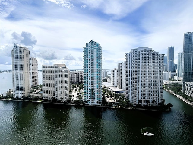 325 S Biscayne Blvd Unit 2917, Miami, FL 33131 - water view featuring skyline