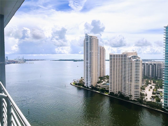 325 S Biscayne Blvd Unit 2917, Miami, FL 33131 - water view featuring nearby urban area