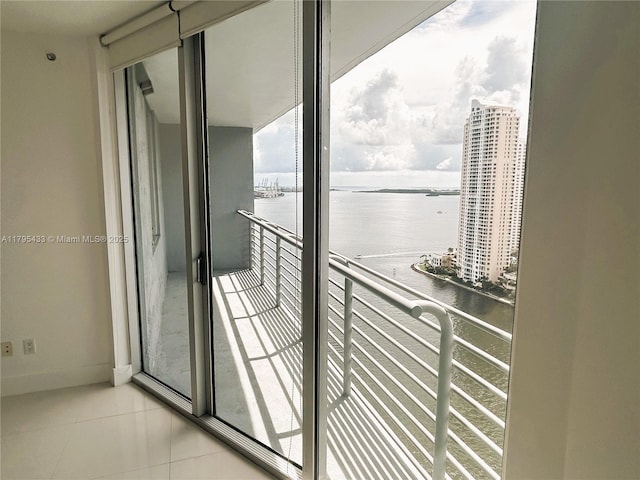 325 S Biscayne Blvd Unit 2917, Miami, FL 33131 - balcony with a water view
