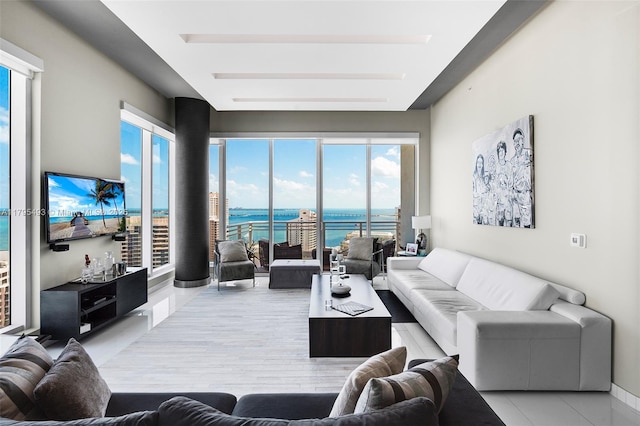 view of living area