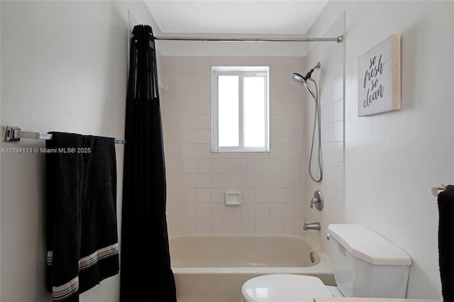 2093 NW 208th Ter, Pembroke Pines, FL 33029 - bathroom featuring toilet and shower / bath combination with curtain