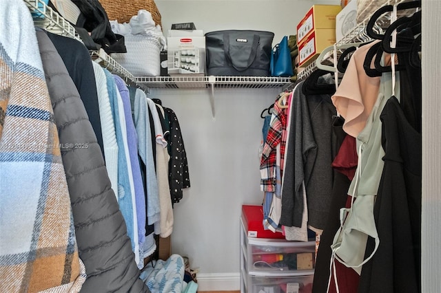 view of spacious closet