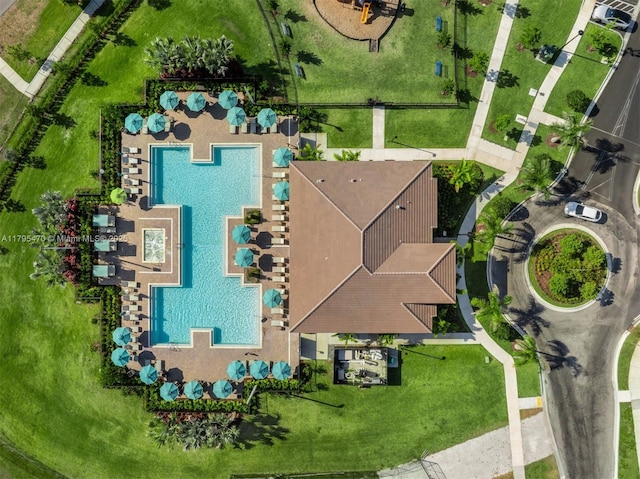 drone / aerial view
