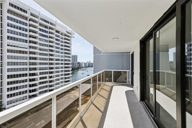 9 Island Ave Unit 1209, Miami Beach, FL 33139 - balcony with a water view and a view of city