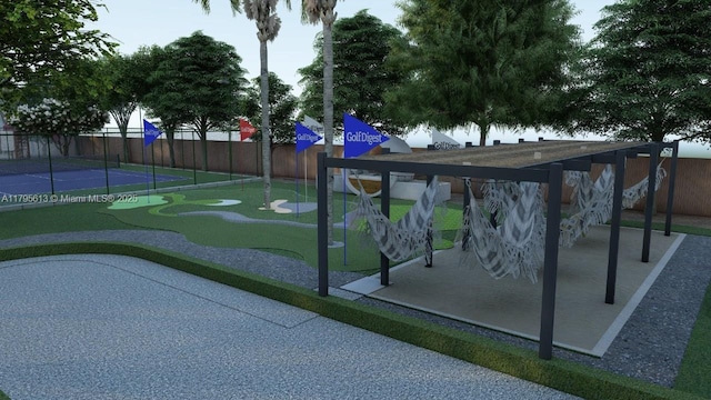 15100 NW River Dr, Miami, FL 33169 - view of home's community featuring an area to practice putting