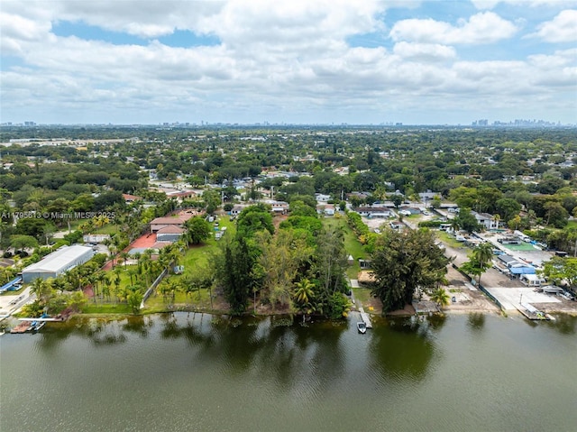 15100 NW River Dr, Miami, FL 33169 - view of urban area with a large body of water and a tree filled landscape