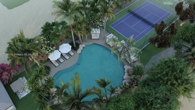 15100 NW River Dr, Miami, FL 33169 - aerial view of a pool area